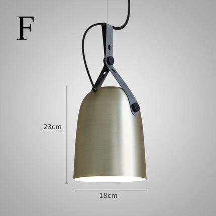 Suspension design LED avec abat-jour en métal arrondi Loft