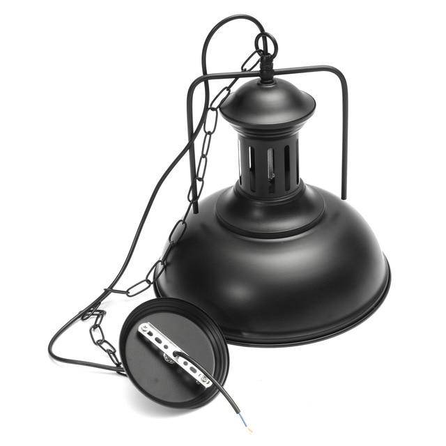 Suspension rétro LED avec finitions en métal Soul