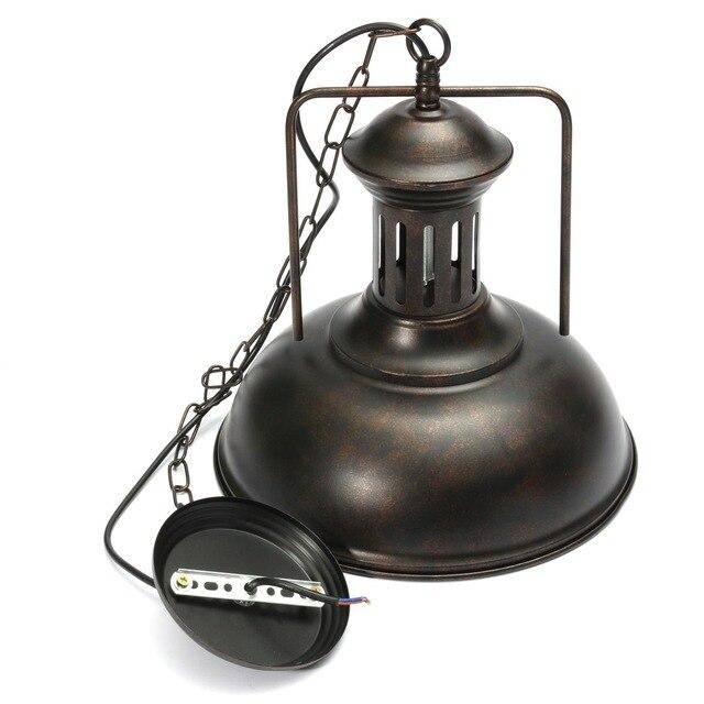 Suspension rétro LED avec finitions en métal Soul