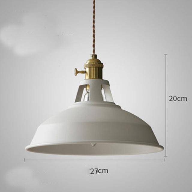 Suspension LED en métal coloré Loft