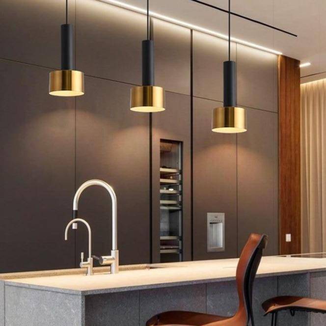 Suspension design à LED en métal style Loft Light