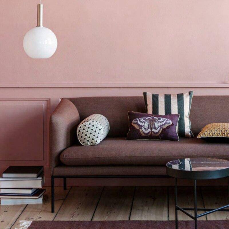 Suspension moderne LED avec abat-jour oval blanc et métal doré Loft