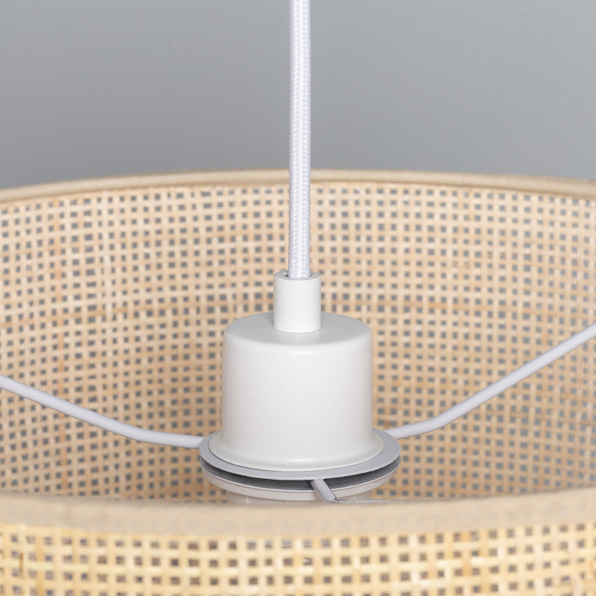 Suspension Cannage Rotin Baracoa ILUZZIA - Abat Jour