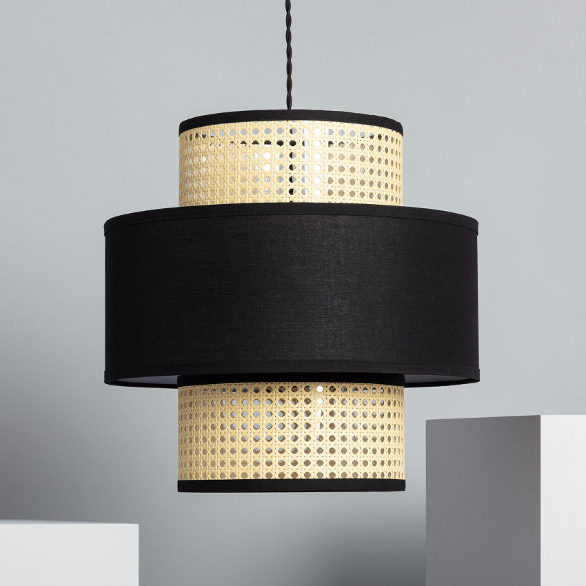 Suspension Cannage Rotin Cordell - Abat Jour