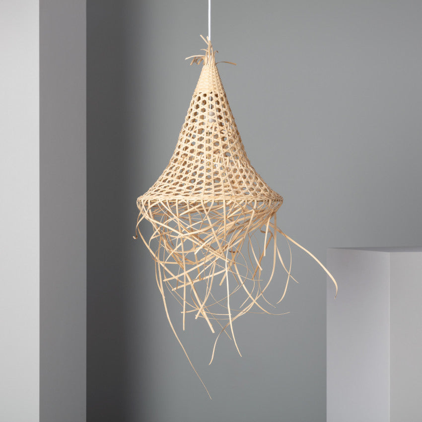 Suspension Cannage Rotin Koni - Suspension Luminaire