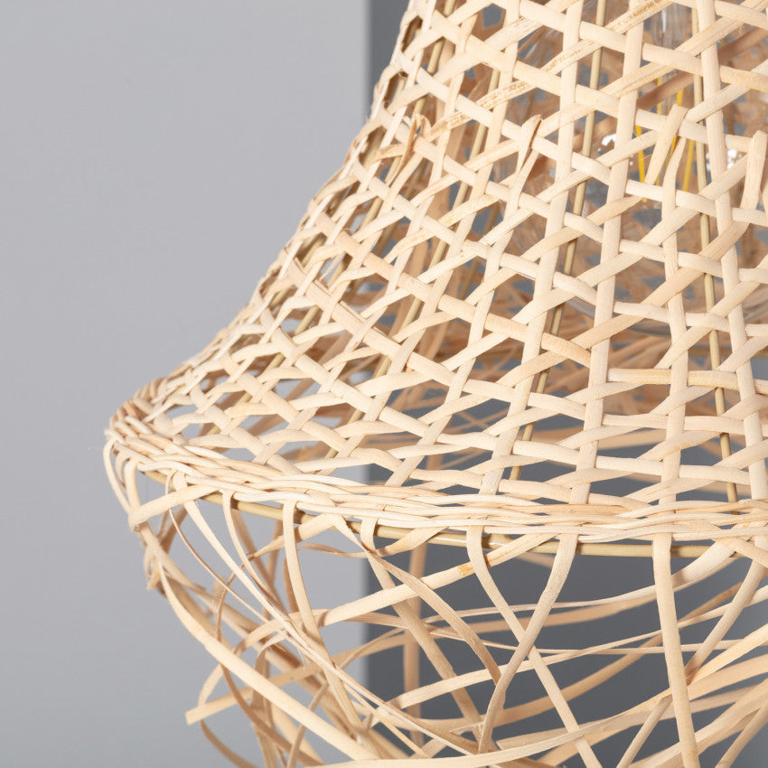 Suspension Cannage Rotin Koni - Suspension Luminaire