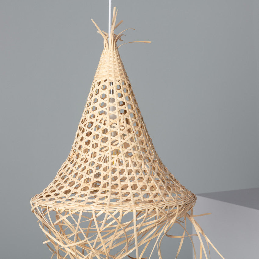 Suspension Cannage Rotin Koni - Suspension Luminaire