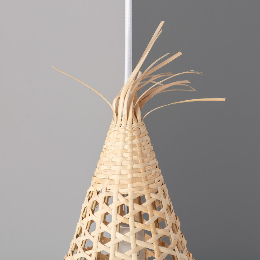 Suspension Cannage Rotin Koni - Suspension Luminaire