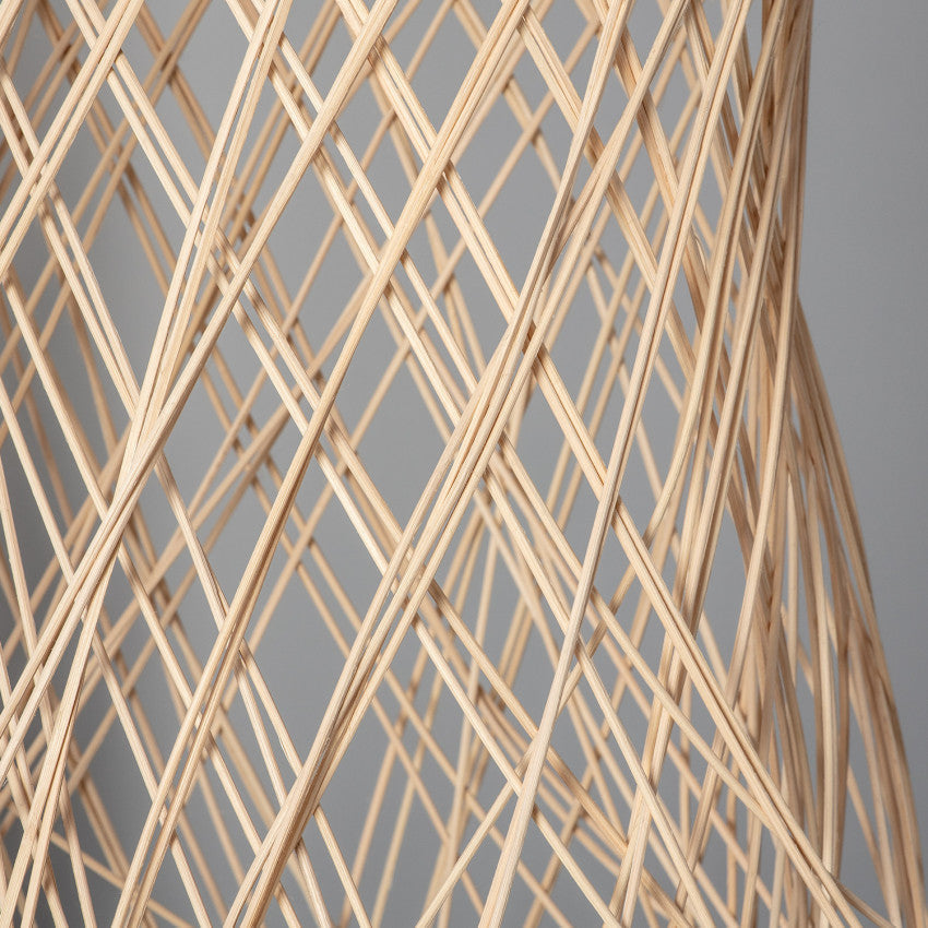 Suspension Cannage Rotin Majani - Suspension Luminaire