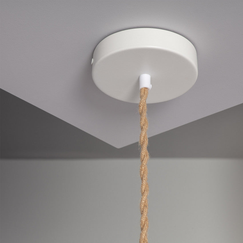 Suspension Cannage Rotin Majani - Suspension Luminaire