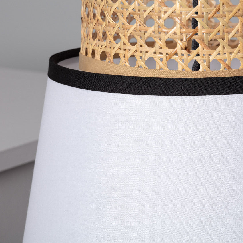 Suspension Cannage Rotin Marya - Suspension Luminaire