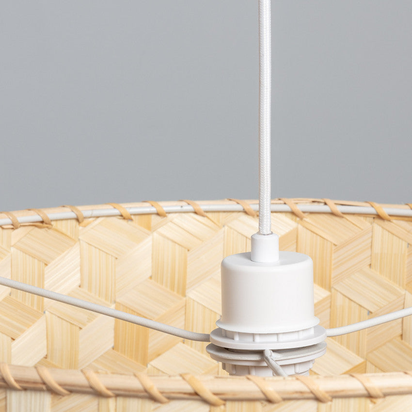 Suspension Cannage Rotin Naradia ILUZZIA - Abat Jour