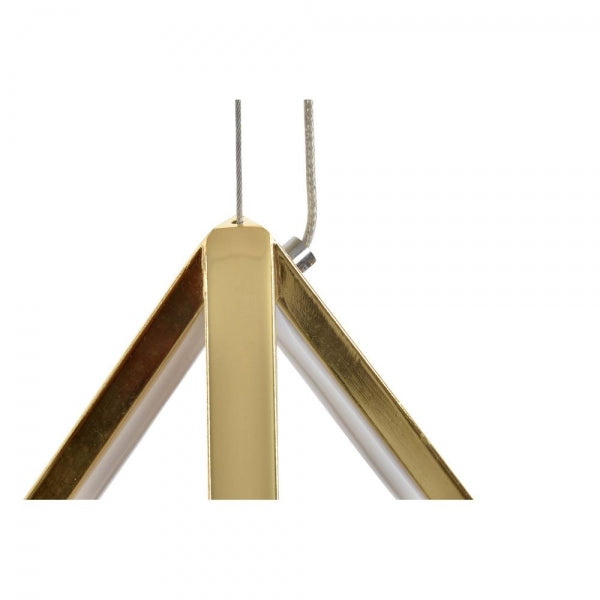SUSPENSION DKD HOME DECOR ACIER LED DORÉ 60 W (36 X 36 X 60 CM)