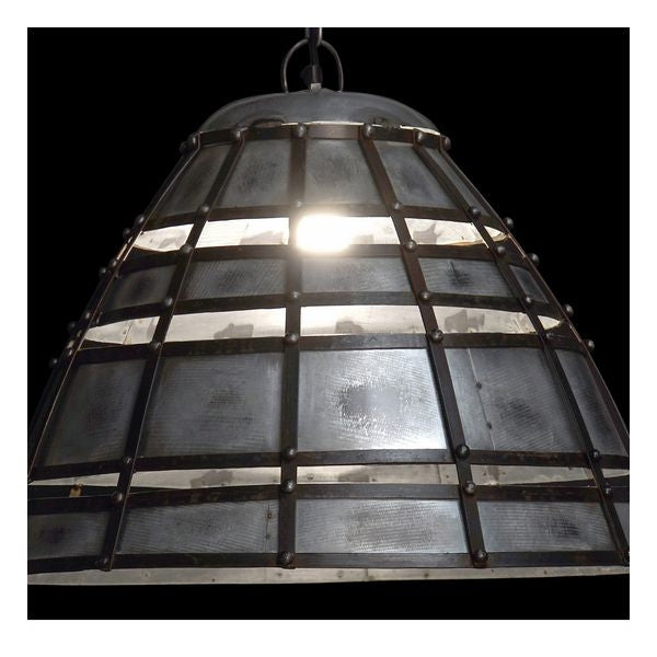 SUSPENSION DKD HOME DECOR BOIS MÉTAL (56 X 56 X 43 CM)