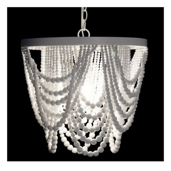 SUSPENSION DKD HOME DECOR MÉTAL BOIS MDF (35 X 35 X 95 CM)