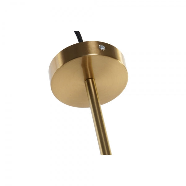 SUSPENSION DKD HOME DECOR MÉTAL VERRE DORÉ (96 X 30 X 130 CM)