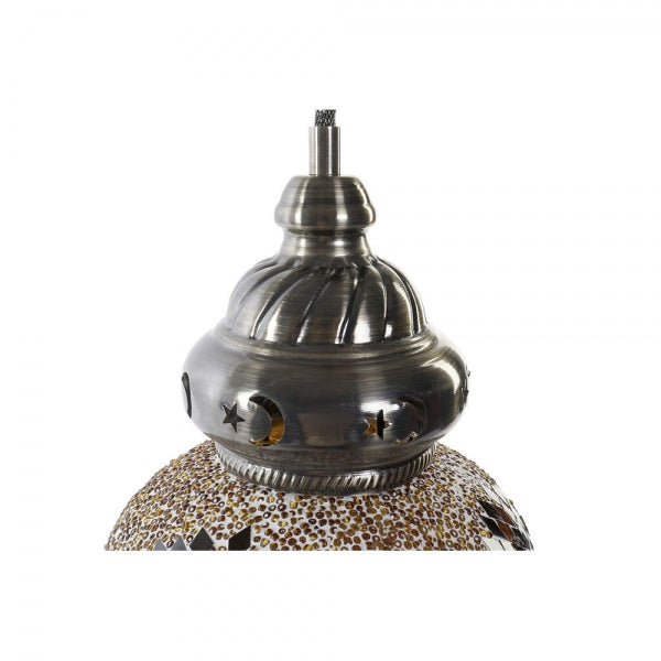 SUSPENSION DKD HOME DECOR MULTICOULEUR MÉTAL VERRE MOSAÏQUE (22 X 22 X 100 CM)