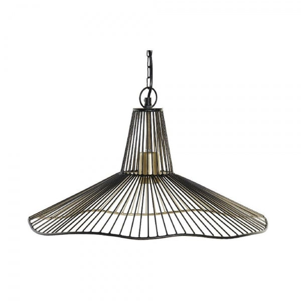 SUSPENSION DKD HOME DECOR NOIR MÉTAL 220 V 50 W (46 X 47 X 77 CM)