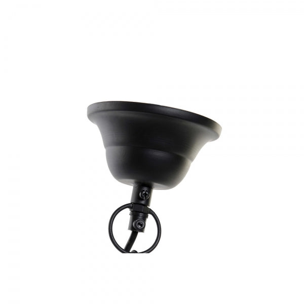 SUSPENSION DKD HOME DECOR NOIR MÉTAL 220 V DORÉ 50 W (33 X 33 X 21 CM)