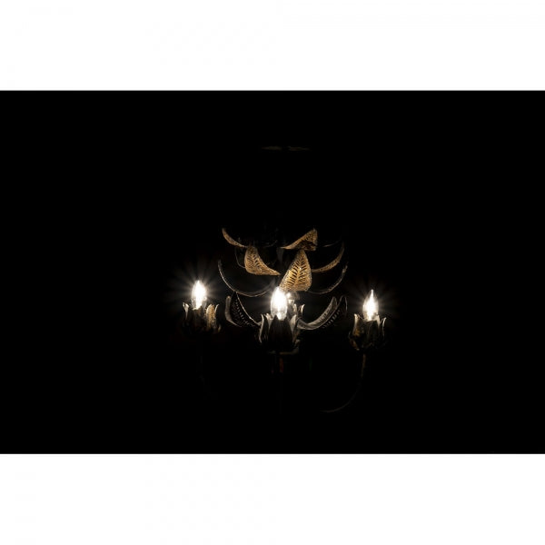 SUSPENSION DKD HOME DECOR NOIR MÉTAL (50 X 50 X 154 CM)