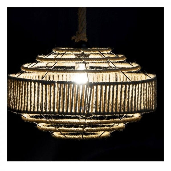 Suspension en Métal et en Rotin - Rope - Suspension