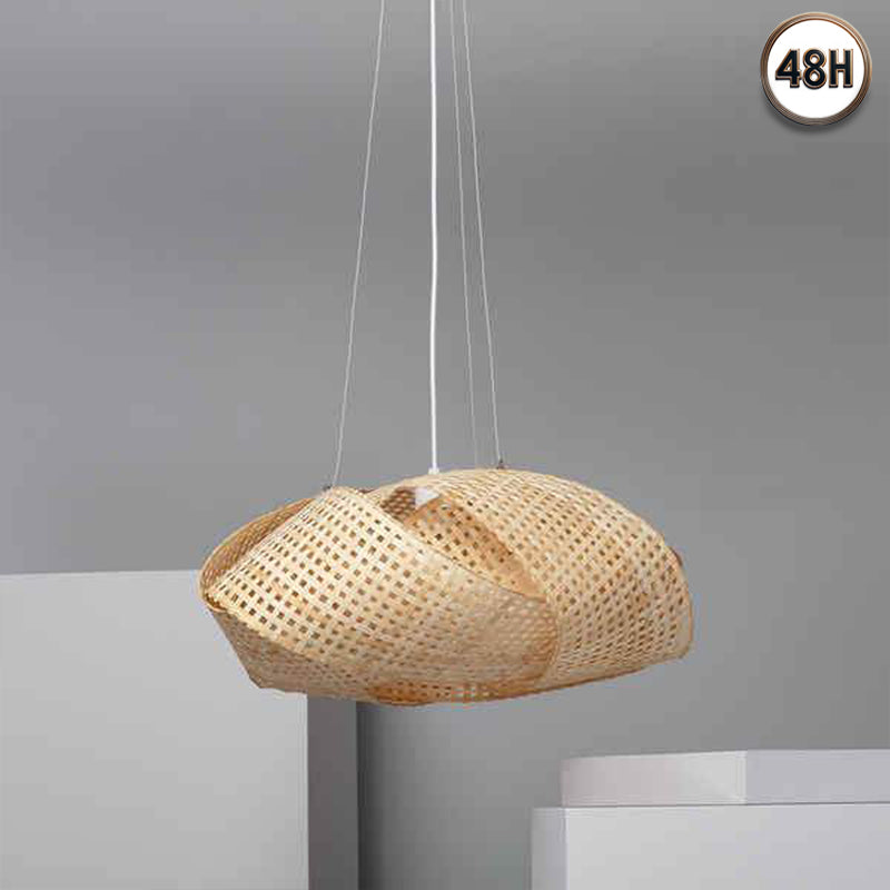 Suspension en Rotin - Haikou - Suspension Luminaire