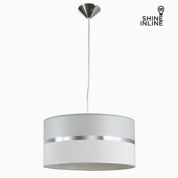 SUSPENSION GRIS COTON ET POLYESTER (40 X 20 CM)