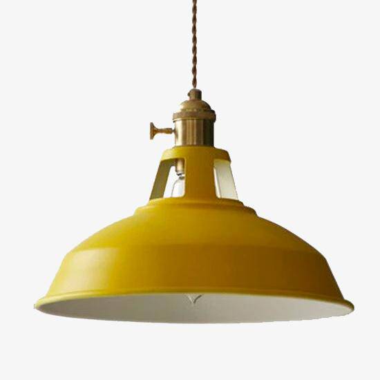 Suspension LED en métal coloré Loft