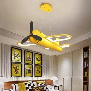 Suspension Luminaire - Airplane - Jaune