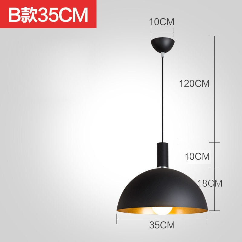 Suspension Luminaire - Charme Vintage - B 35cm / no bulb