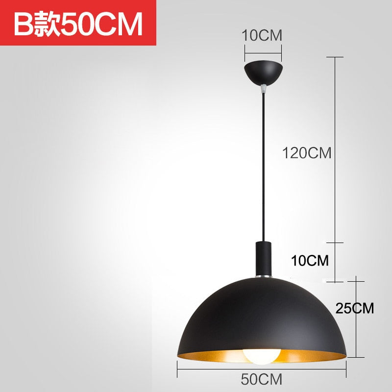 Suspension Luminaire - Charme Vintage - B 50 cm / no bulb