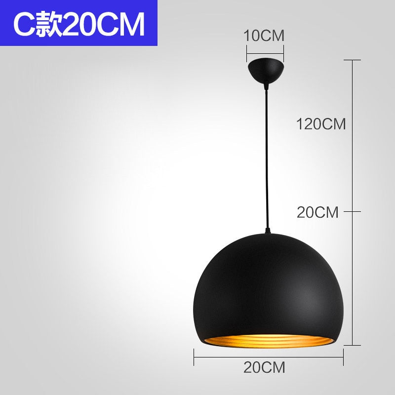 Suspension Luminaire - Charme Vintage - C 20cm / no bulb
