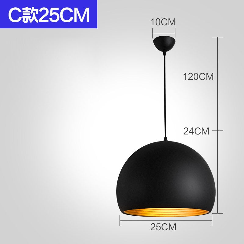 Suspension Luminaire - Charme Vintage - C 25cm / no bulb