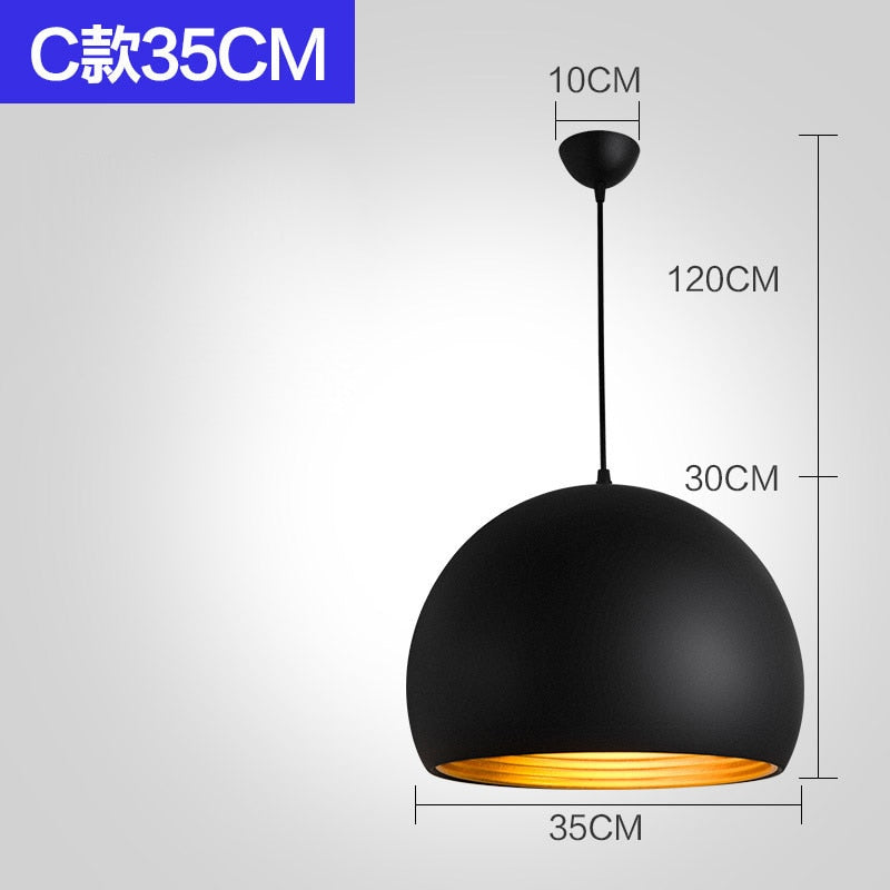 Suspension Luminaire - Charme Vintage - C 35cm / no bulb