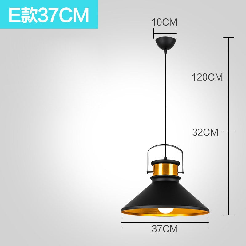 Suspension Luminaire - Charme Vintage - E 37cm / no bulb