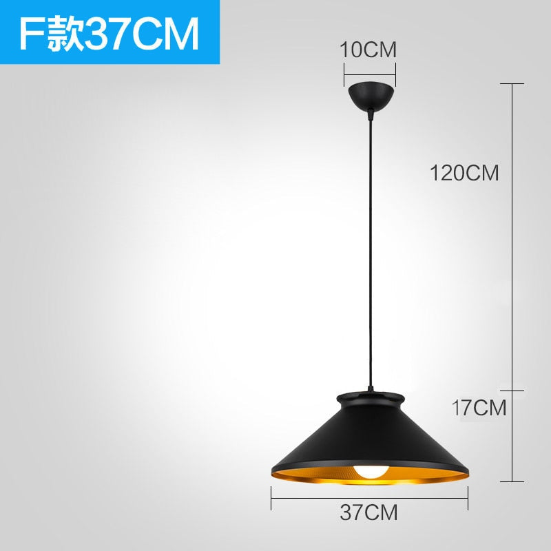 Suspension Luminaire - Charme Vintage - F 37cm / no bulb