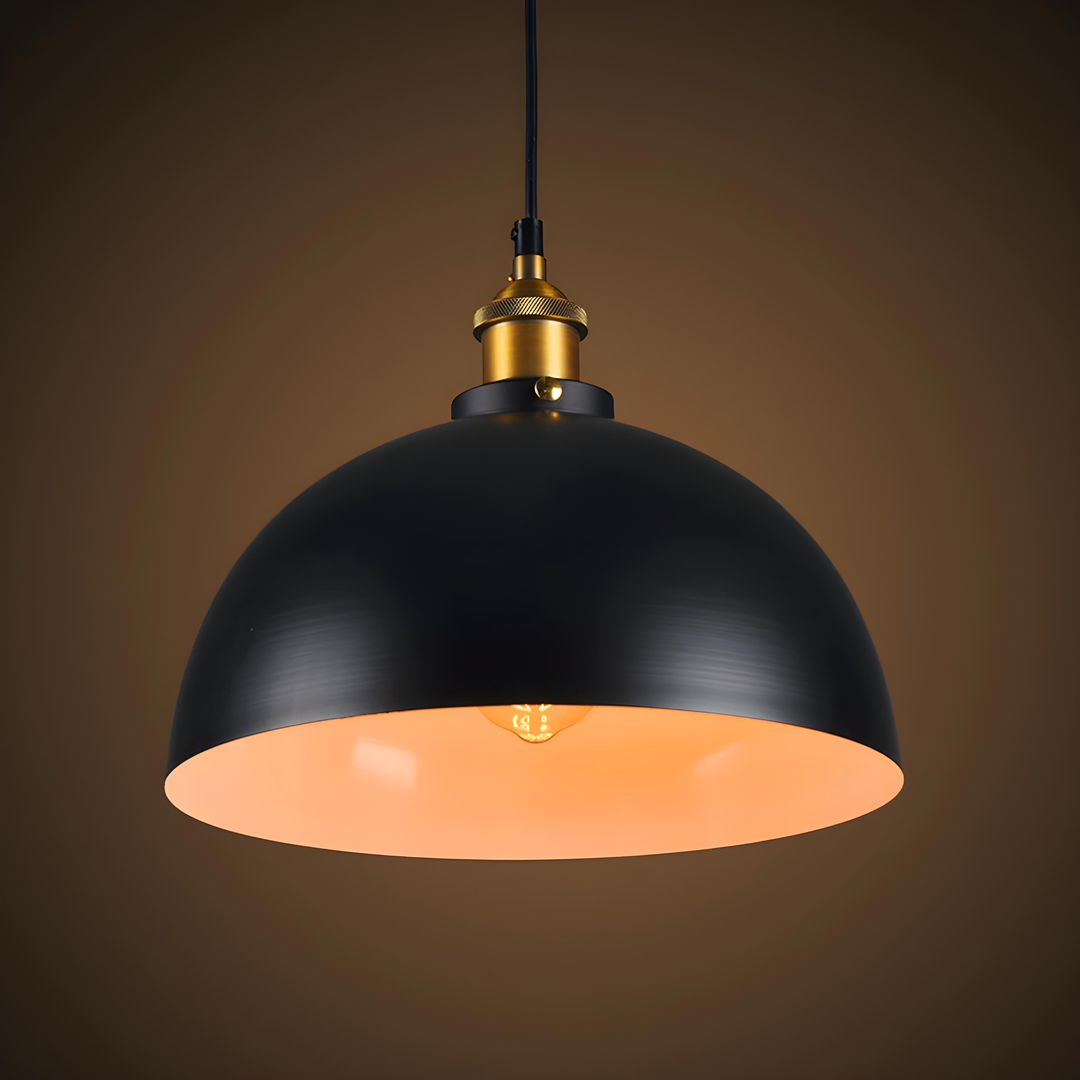Suspension Luminaire Cuisine Retro - Kattegat - Noir