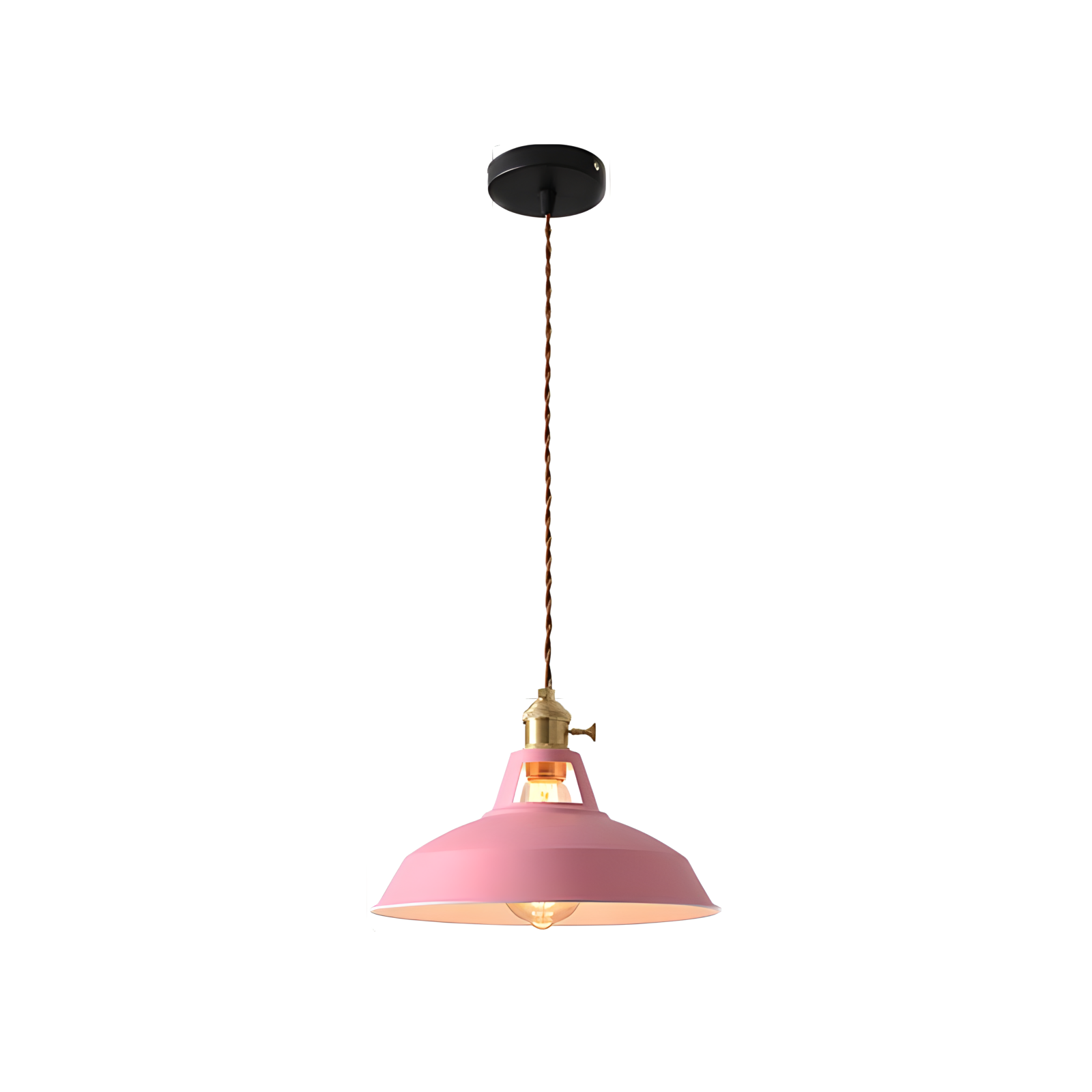Suspension Luminaire Cuisine Vintage - New Orléans - Rose