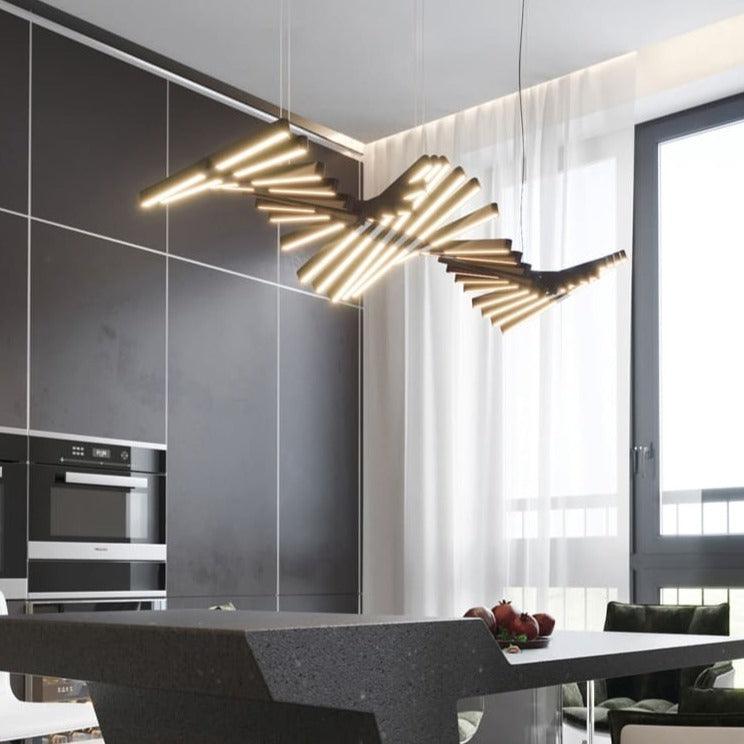 Suspension Luminaire - Design - 10 Leds / Noir