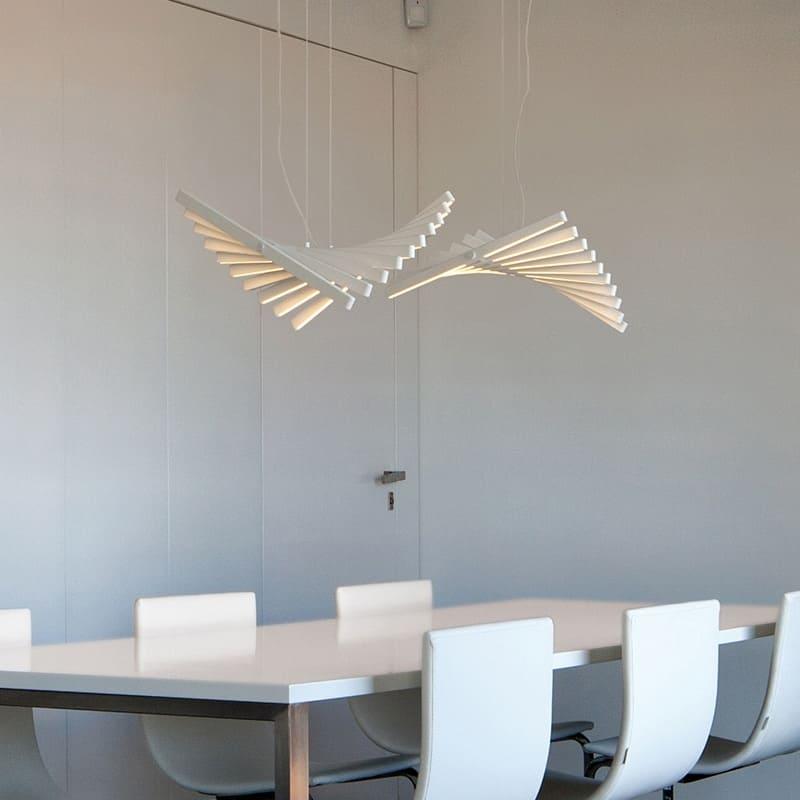 Suspension Luminaire - Design - 10 Leds / Noir