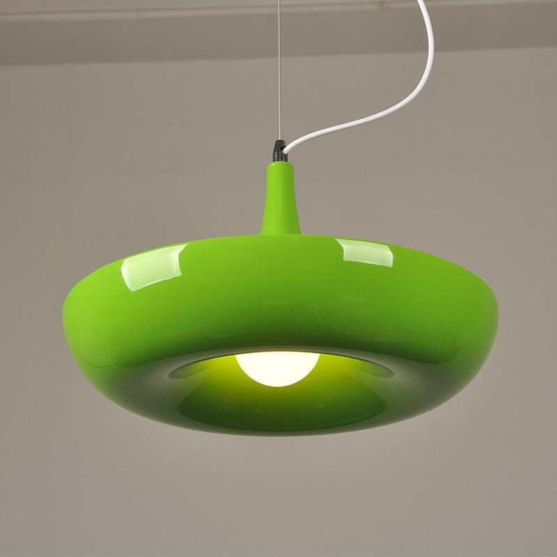 Suspension Luminaire - Élégance Dorée - Vert sans plante