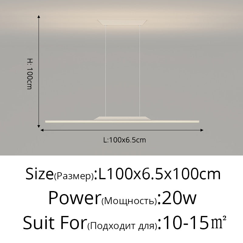 Suspension Luminaire - Harmonia - Blanc 100cm / Blanc