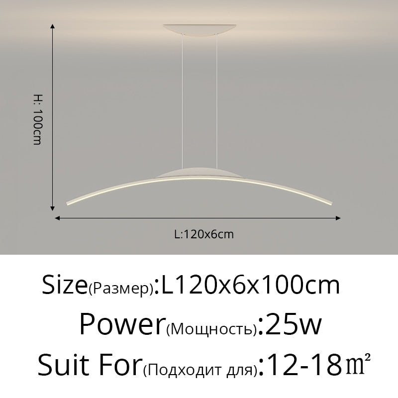 Suspension Luminaire - Harmonia - Blanc 120cm A / Blanc