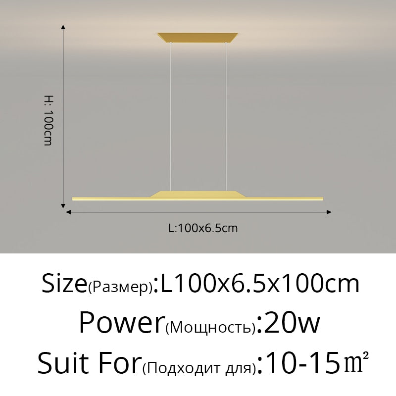 Suspension Luminaire - Harmonia - Or 100cm B / Blanc
