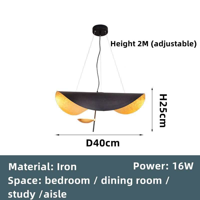 Suspension luminaire - Lumina - Type A - D40cm - 1 Tête