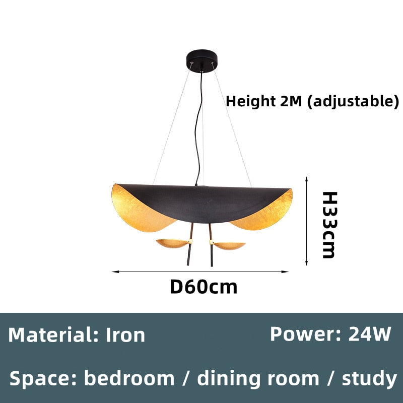 Suspension luminaire - Lumina - Type A - D60cm - 2 Têtes