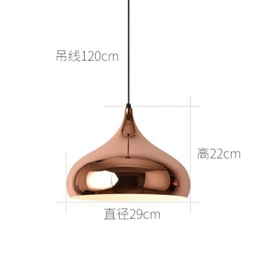 Suspension Luminaire - Or Rose - Type C