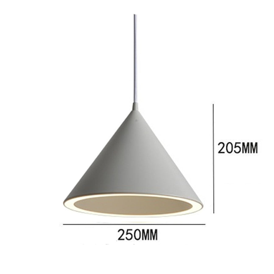 Suspension Luminaire - Skandina - Gris / Blanc Chaud 3000K