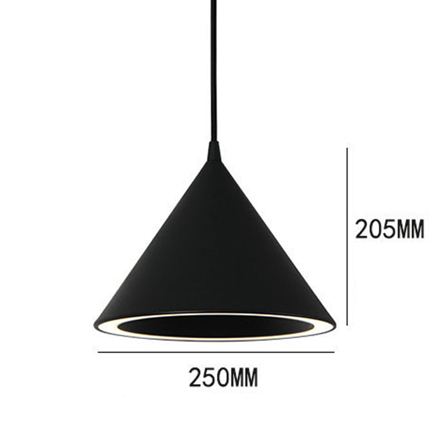 Suspension Luminaire - Skandina - Noir / Blanc Chaud 3000K