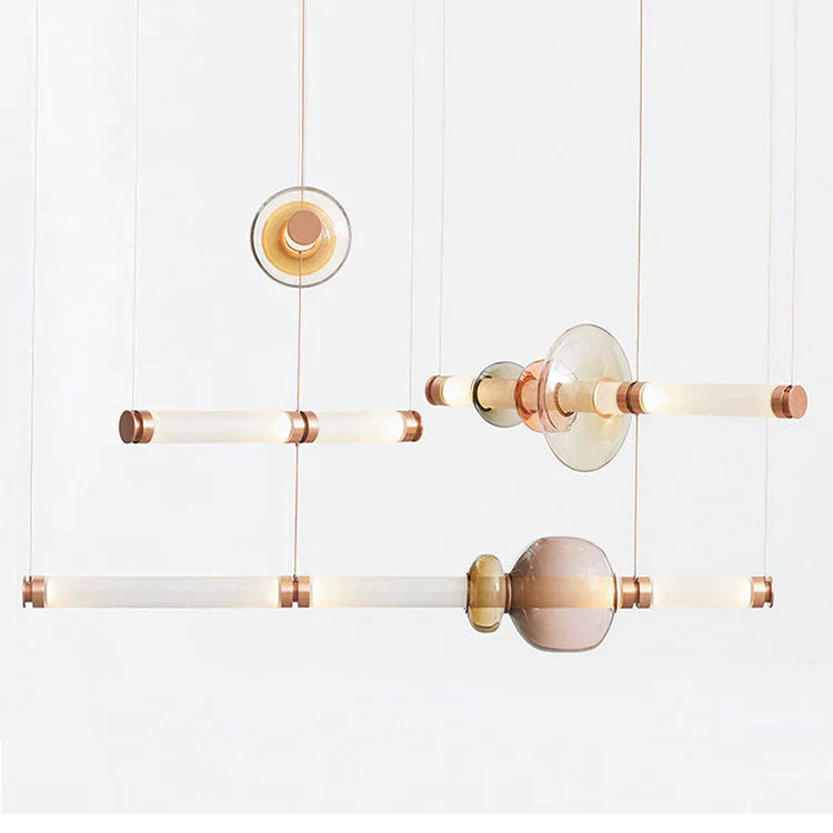 Suspension Luminaire Tube - Design/Vintage - Petit